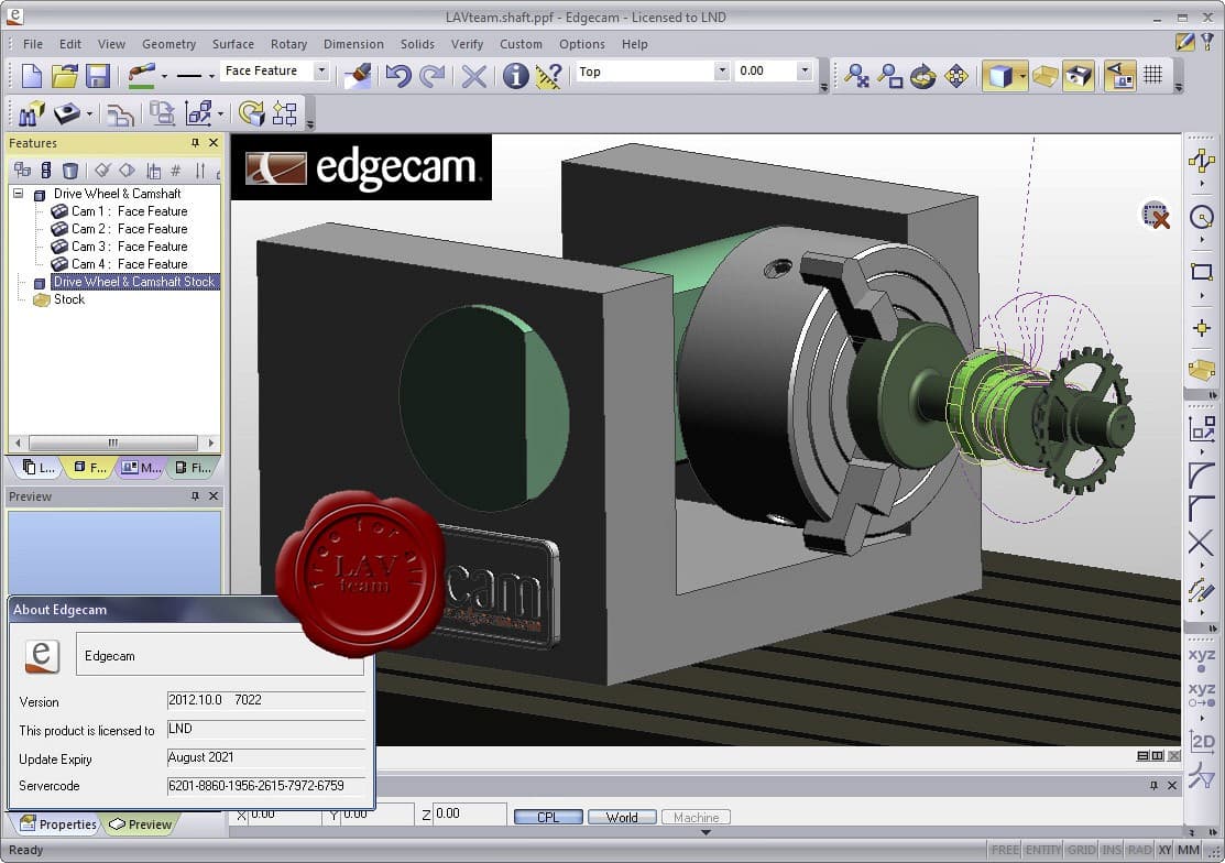 CAD/CAM and 3D Software Programming Technology (EDGE Cam)